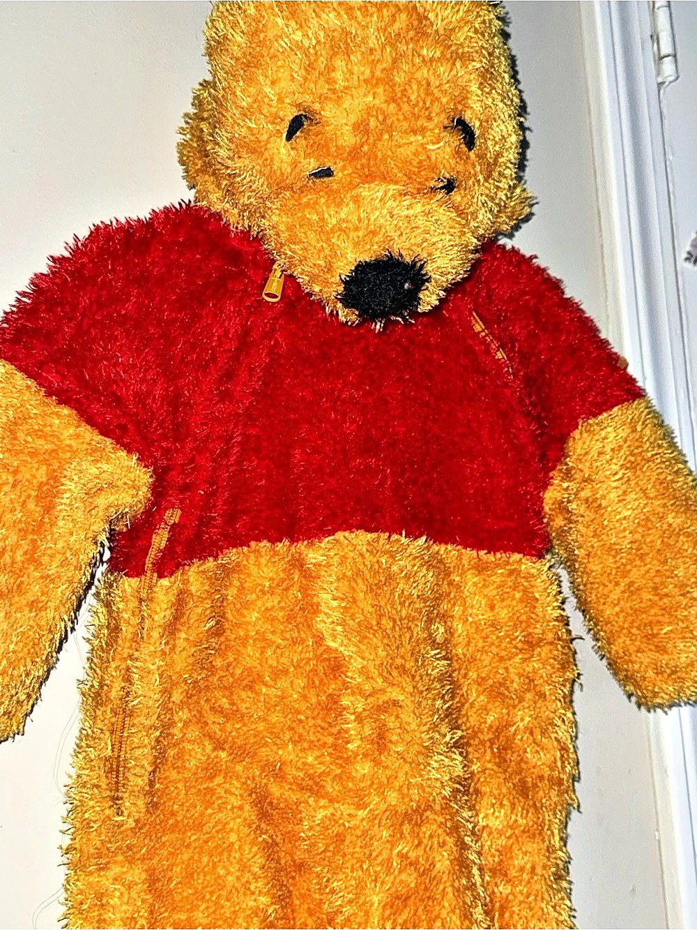 Disney Winnie the Pooh Plush Bear Red Shirt Stuffed Animal costume